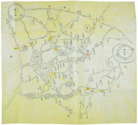 【提供资料信息服务】老地图1855年苏州无锡之间水道图