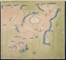 【提供资料信息服务】老地图1730年象山城守营汛图