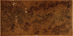 【提供资料信息服务】老地图1756年《明十三陵图》——乾隆朝的历史凝视与帝国陵寝的礼制密码