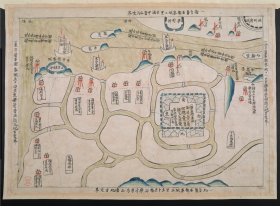 【提供资料信息服务】老地图1728年磐石营城汛四至交界图