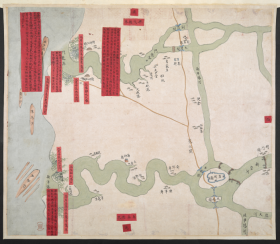 【提供资料信息服务】淮扬锁钥：1840 年盐城港间会勘图
