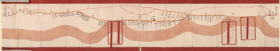 【提供资料信息服务】老地图1876年中河厅属光绪二年分抢修工段比较上年化险为平河图.