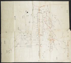 【提供资料信息服务】老地图1863年苏州城北河道图