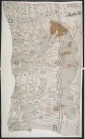 【提供资料信息服务】老地图1757年两淮盐河图