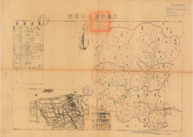 【提供资料信息服务】老地图1947年永嘉县乡镇区域图 战后复员・瓯越肌理：1947 年永嘉县乡镇区域图历史地理影像