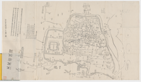【提供资料信息服务】老地图1851-1861年江宁省城图