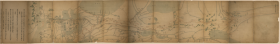 【提供资料信息服务】老地图1777年黄运湖河全图