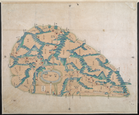 【提供资料信息服务】老地图1841年定海县全图