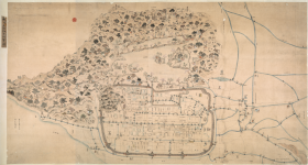 【提供资料信息服务】老地图1716年杭城西湖江干湖墅图