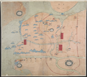 【提供资料信息服务】老地图1808年鄞县地舆图