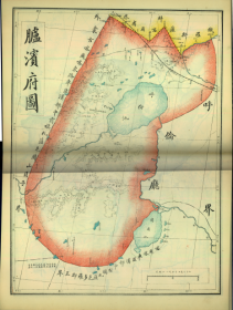 【提供资料信息服务】老地图黑龙江全省舆图1911 卢滨厅分图