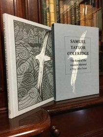 【包国际运费和关税】 Rime of the Ancient Mariner，《古舟子咏》，2017年 The Folio Society 出版社出版，Samuel Coleridge / 塞缪尔·柯尔律治（著），精装本，含多幅版画家Harry Brockway精美木刻版画，珍贵外国文学资料！！