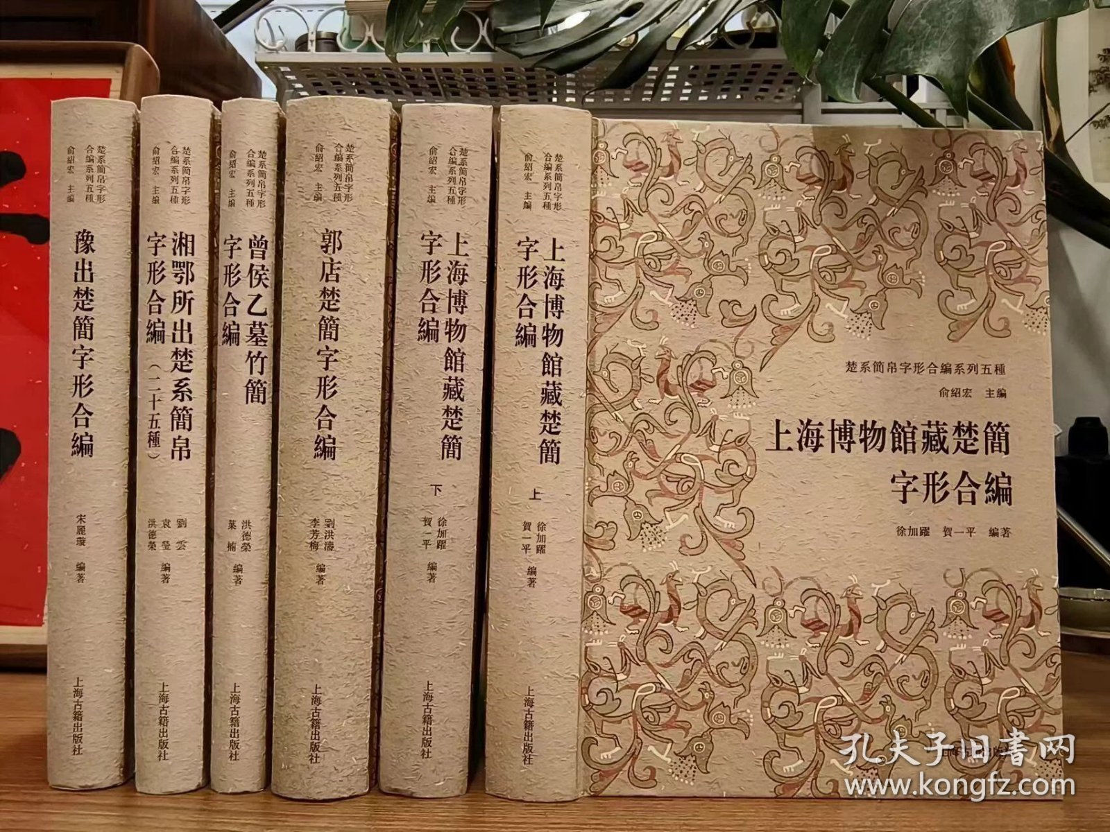 楚系简帛字形合编（16开精装 全五种六册）
