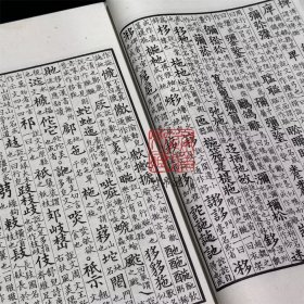 天一阁博物院藏汲古阁影宋抄本集韵 （16开线装 全二函十册 限量一百二十部）