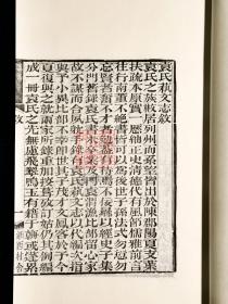 袁氏艺文志（16开线装 全一函一册 木板刷印）