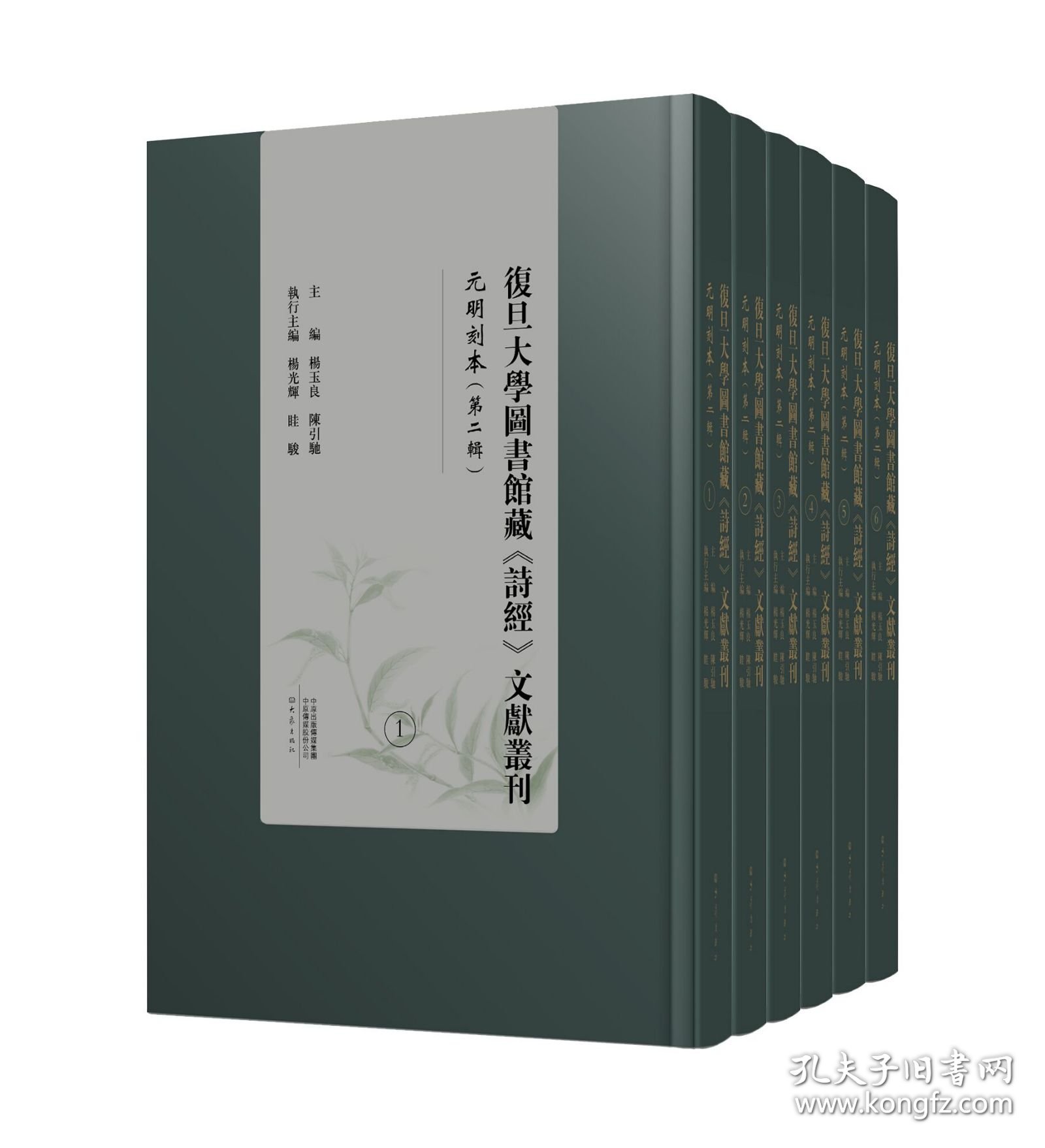 复旦大学图书馆藏《诗经》文献丛刊 元明刻本 第二辑（16开精装 全十六册）