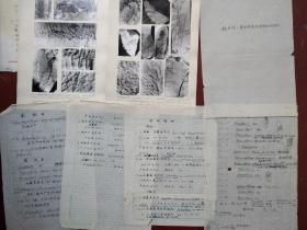 武汉植物学研究  至  胡雨帆 信札 及 辽宁锦西地区晚二叠世几种罕见的蕨类生殖羽片稿本 附照片版
