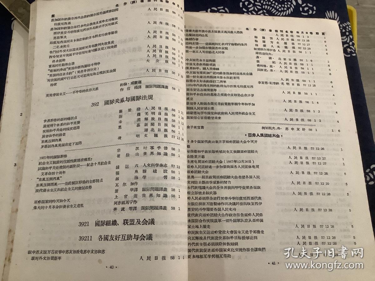 全国主要报刊资料索引1958 2