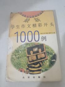 最新学生作文精彩开头1000例