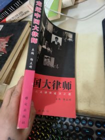 走进中国大律师：中国当代大律师成功之道