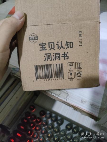 宝贝认知洞洞书（第二辑全10册）婴儿早教洞洞书0-1-3周岁适合一到两岁半宝宝书籍撕不烂 儿童认知卡片立体纸板书