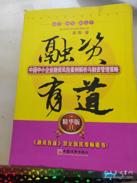 融资有道：中国中小企业融资风险案例解析与融资管理策略（精华版2）