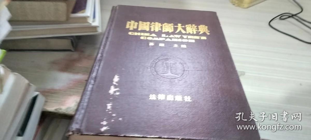 中国律师大辞典 上