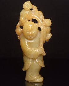 特价！和田玉辈辈有人11×5.0×2.6厘米141克myij