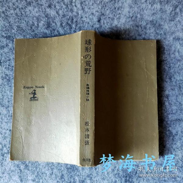 【日文日语原版】球形的荒野 球形の荒野 松本清张长篇推理小说 本格社会派 1971年