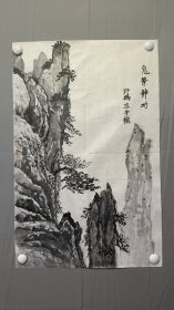 22622，赖德隆★山水画，尺寸70×45厘米