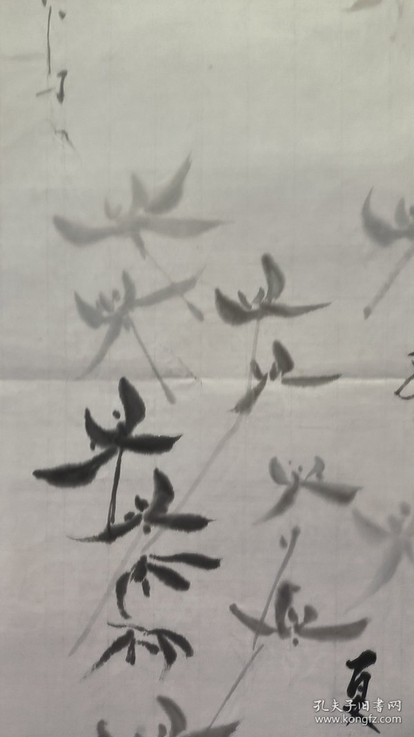 22577，赖德隆★花鸟画，荷花，尺寸69×46厘米