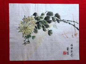 16181~【吕卫】花鸟画，尺寸约为43*35厘米