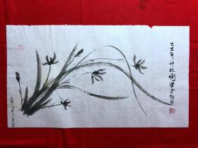 16263~【吕卫】花鸟画，尺寸约为49*28厘米