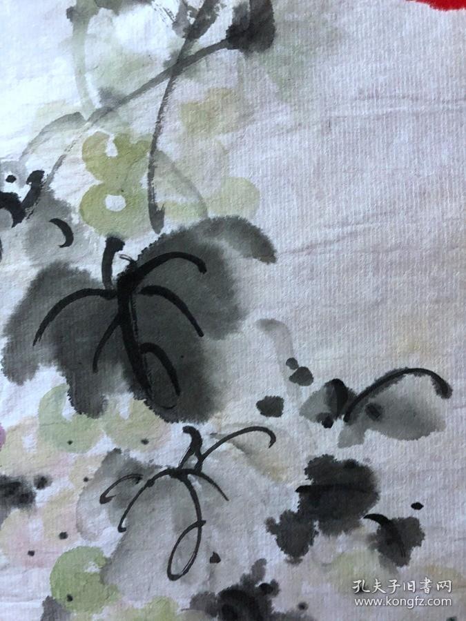 16365~【董九成】花鸟画，尺寸约为50*25厘米