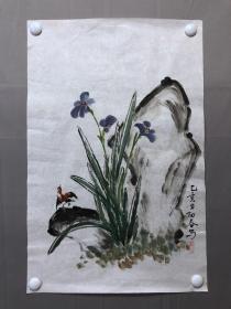 19567~【邓华铭】花鸟画，尺寸约为67*44
