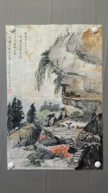 22544，赖德隆★山水画，尺寸69×46厘米