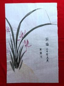 16259~【吕卫】花鸟画，尺寸约为50*32厘米