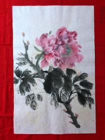 15786~【吕卫】无款花鸟画，尺寸约为50*32厘米