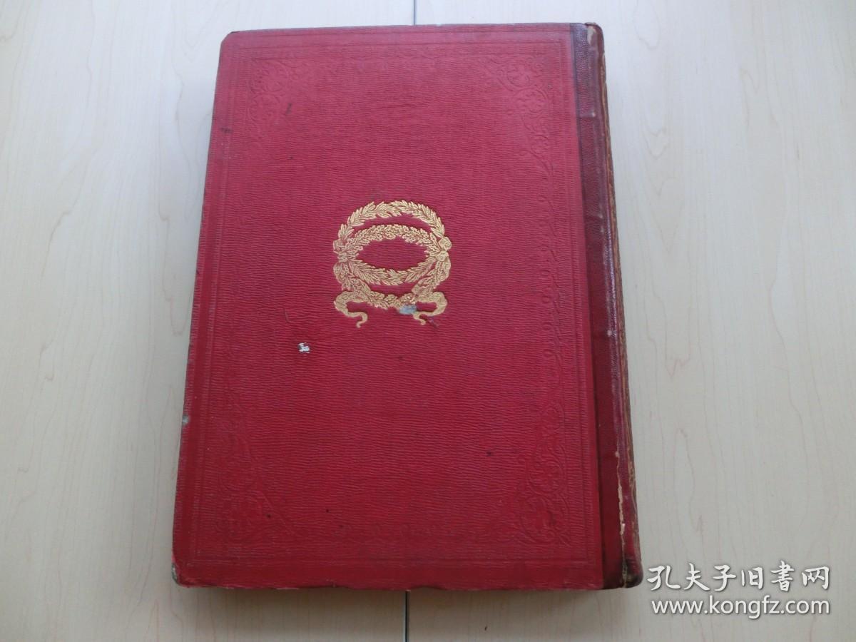 【包邮】【豪华本】1859年初版《艺术的宝藏版画集》（ Les trésors de l'art ）大开本 烫金封面、书脊三面书口刷金 整页铜版（47幅） 包括拉斐尔的《少女与书》让·安东尼·华多的《加兰特节日》凡·戴克的《查理一世的孩子们》兰西尔的《骑士的狗》科列乔的《在沙漠中的玛德琳》阿威尔基的《墙上的兔子》沃夫曼的《旅行者休憩》普桑的《阿卡狄亚牧羊人》等等