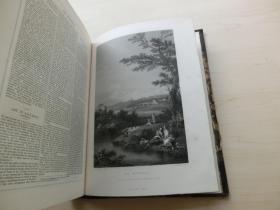 【包邮】《艺术期刊》 1858年版 The Art Journal 大开本 33.3厘米 x 25.5 厘米 2.8公斤 376页 36幅满页版画 大量木刻版插图