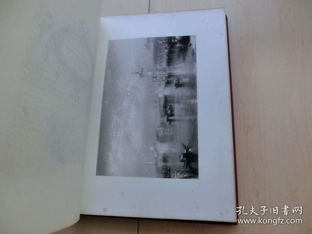 【包邮】【豪华本】1859年初版《艺术的宝藏版画集》（ Les trésors de l'art ）大开本 烫金封面、书脊三面书口刷金 整页铜版（47幅） 包括拉斐尔的《少女与书》让·安东尼·华多的《加兰特节日》凡·戴克的《查理一世的孩子们》兰西尔的《骑士的狗》科列乔的《在沙漠中的玛德琳》阿威尔基的《墙上的兔子》沃夫曼的《旅行者休憩》普桑的《阿卡狄亚牧羊人》等等