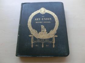 【包邮】《艺术期刊》 1847年版 The Art Union 大开本 29.8厘米 x 25.3 厘米 416页 28幅满页版画 大量木刻版插图
