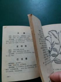 上海常用中草药【红塑皮医书带毛语录【1970年5月一版一印】