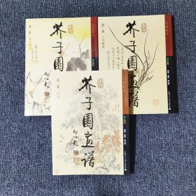 芥子园画谱画传全3册