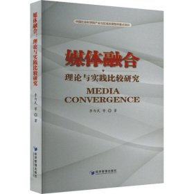 媒体融合 理论与实践比较研究（书内有笔迹不耽误阅读）