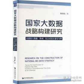 国家大数据战略构建研究 以国家大数据(贵州)综合试验区建设为例（书内有笔迹不耽误阅读）