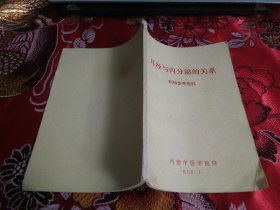 月经与内分泌的关系（妇科参考资料）