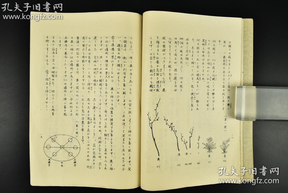 点击查看原图 古流盛花教本 (日文原版,民国)