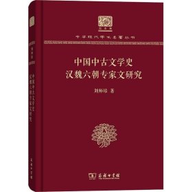 中国中古文学史 汉魏六朝专家文研究 