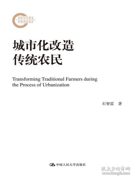 城市化改造传统农民（国家社科基金后期资助项目）